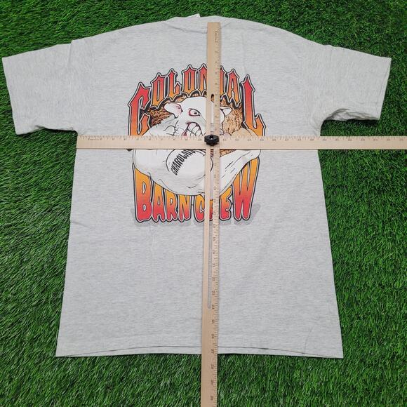 VTG Y2K 2004 Cattle Show Muscle Bull T-Shirt Mens M Weird Cartoon Graphic Tee - Picture 7 of 11